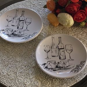 Petit wine and cheese plate..